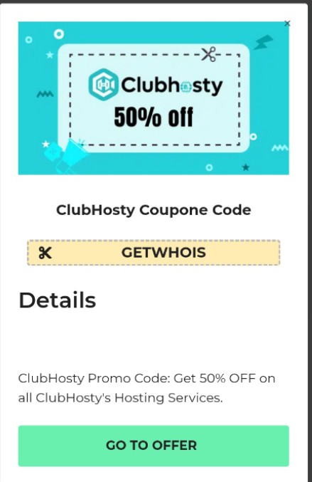 Clubhosty Promo Code